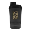 EverSlim Shaker tárolóval 300ml - Fekete/Arany