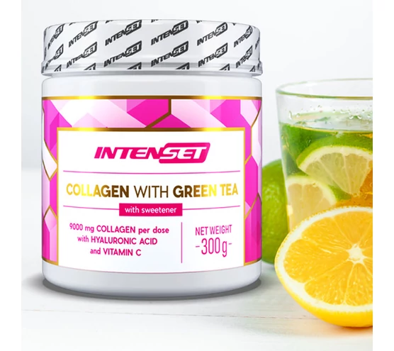 intenset Marha Kollagén Hialuronsav Zöld Tea Italpor - 300g