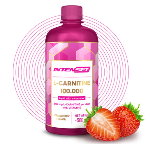 Intensel L-Carnitine edzés előtti eperízű ital 500ml